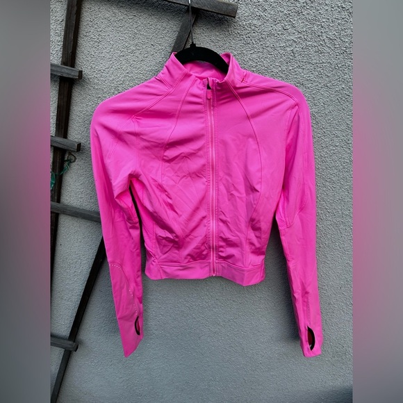 Lululemon Final Mile Jacket Dark Prism Pink Size 4 - Picture 5 of 9